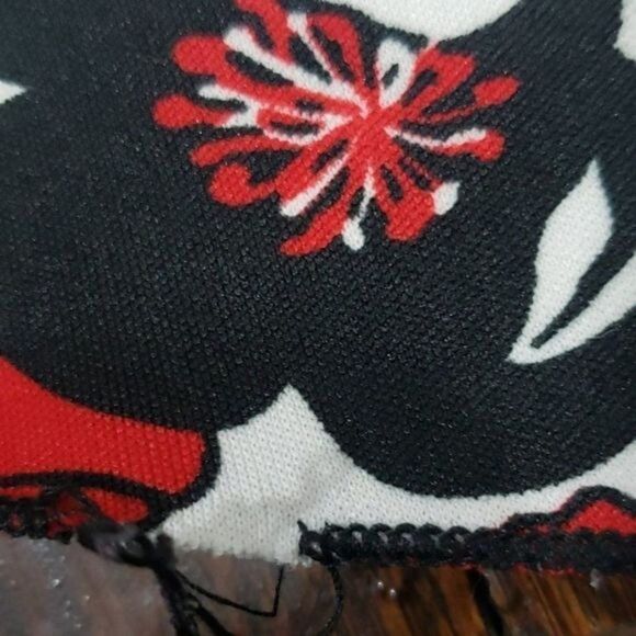 Vintage 90s Y2K Boho Floral Bell Sleeve Asymmetrical Hippie Top - Picture 6 of 12